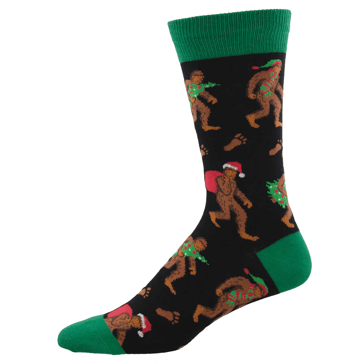 Big Foot Christmas Men’s Crew Socks