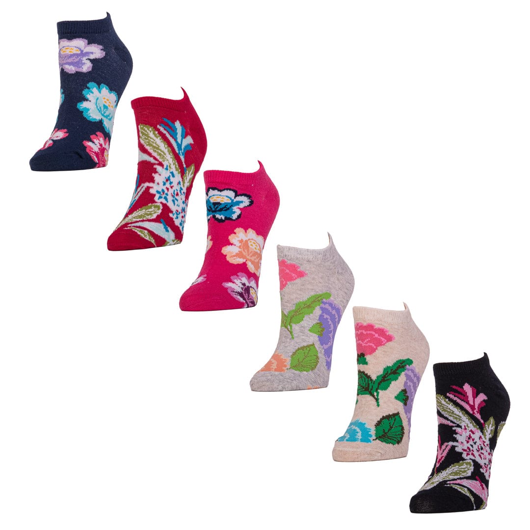 Botanical Florals Women’s 6 Pair Pack Socks