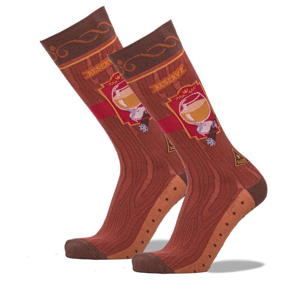 Bourbon and Cigar Crew Socks