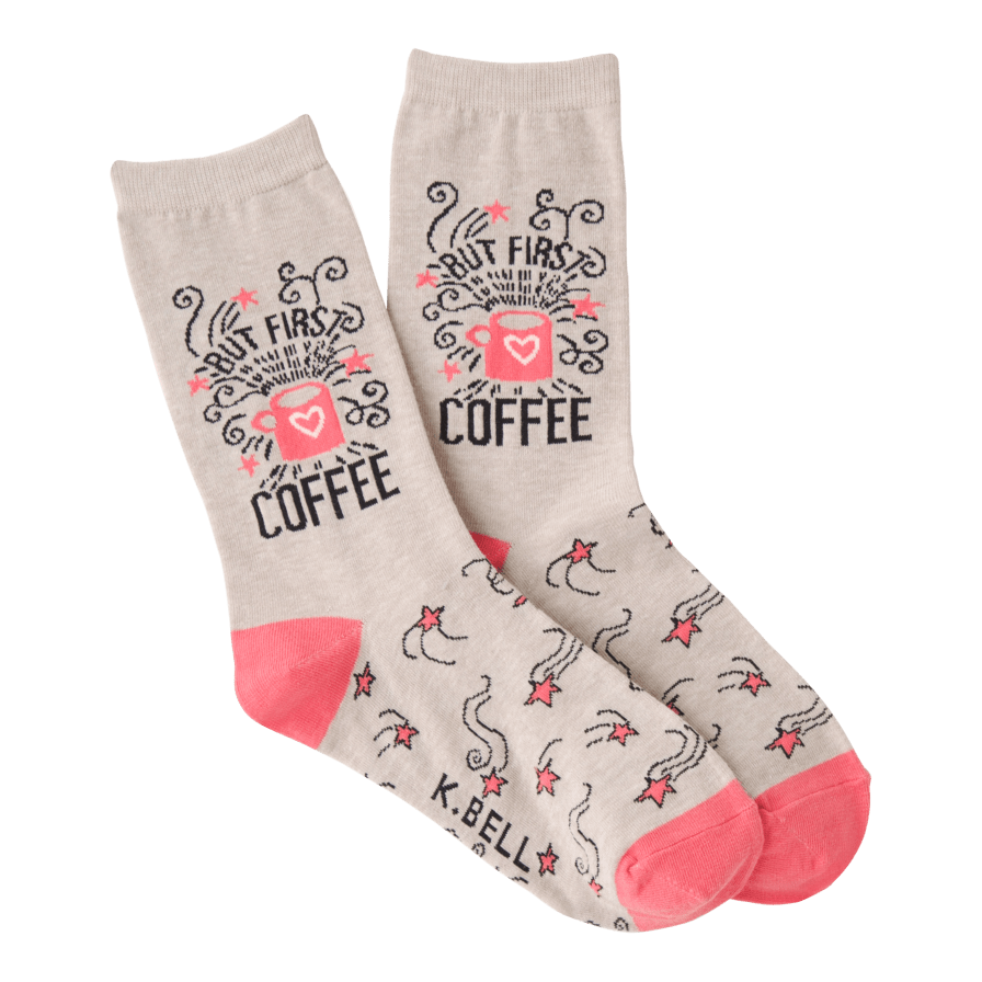 But First Coffee Women’s Crew Socks