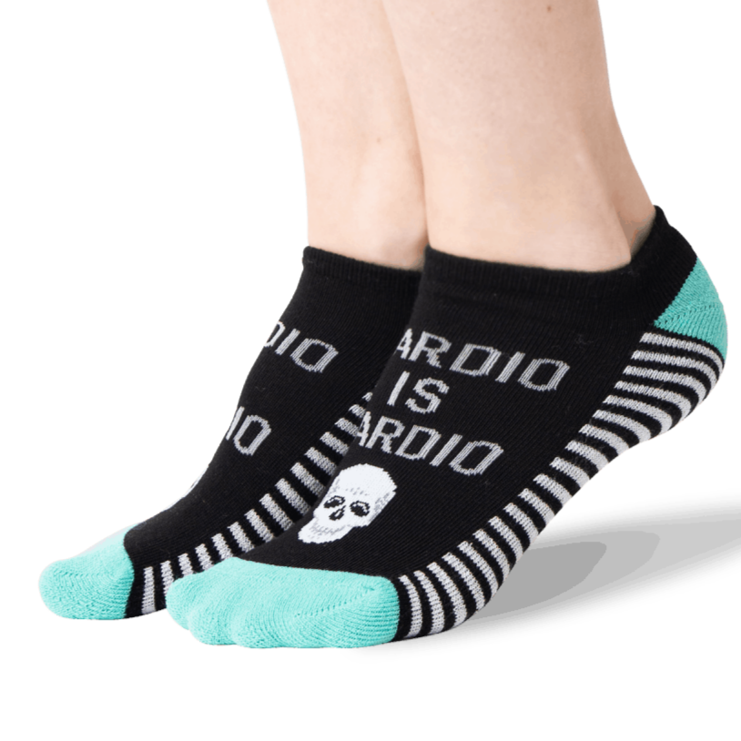 Cardio is Hardio Socks Women’s Ankle Sock