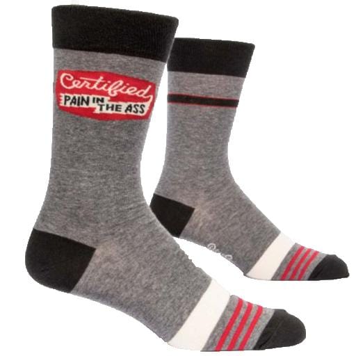 Certified Pain in the Ass Sock Men’s Crew Socks