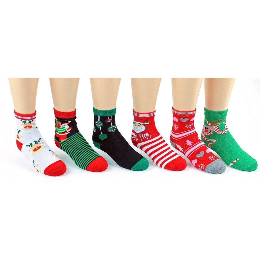 Infant Christmas Ankle Socks 3 Pack