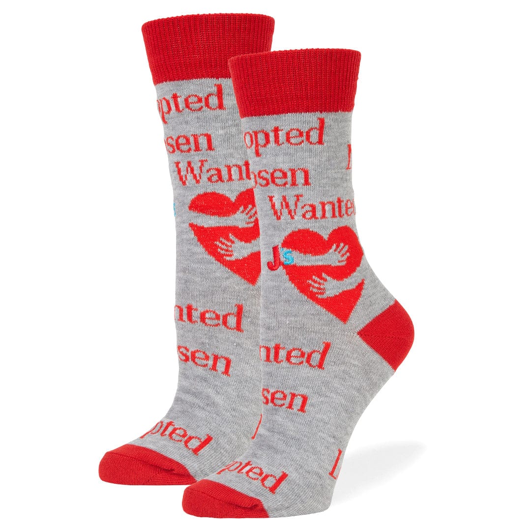 Adoption Awareness Crew Socks