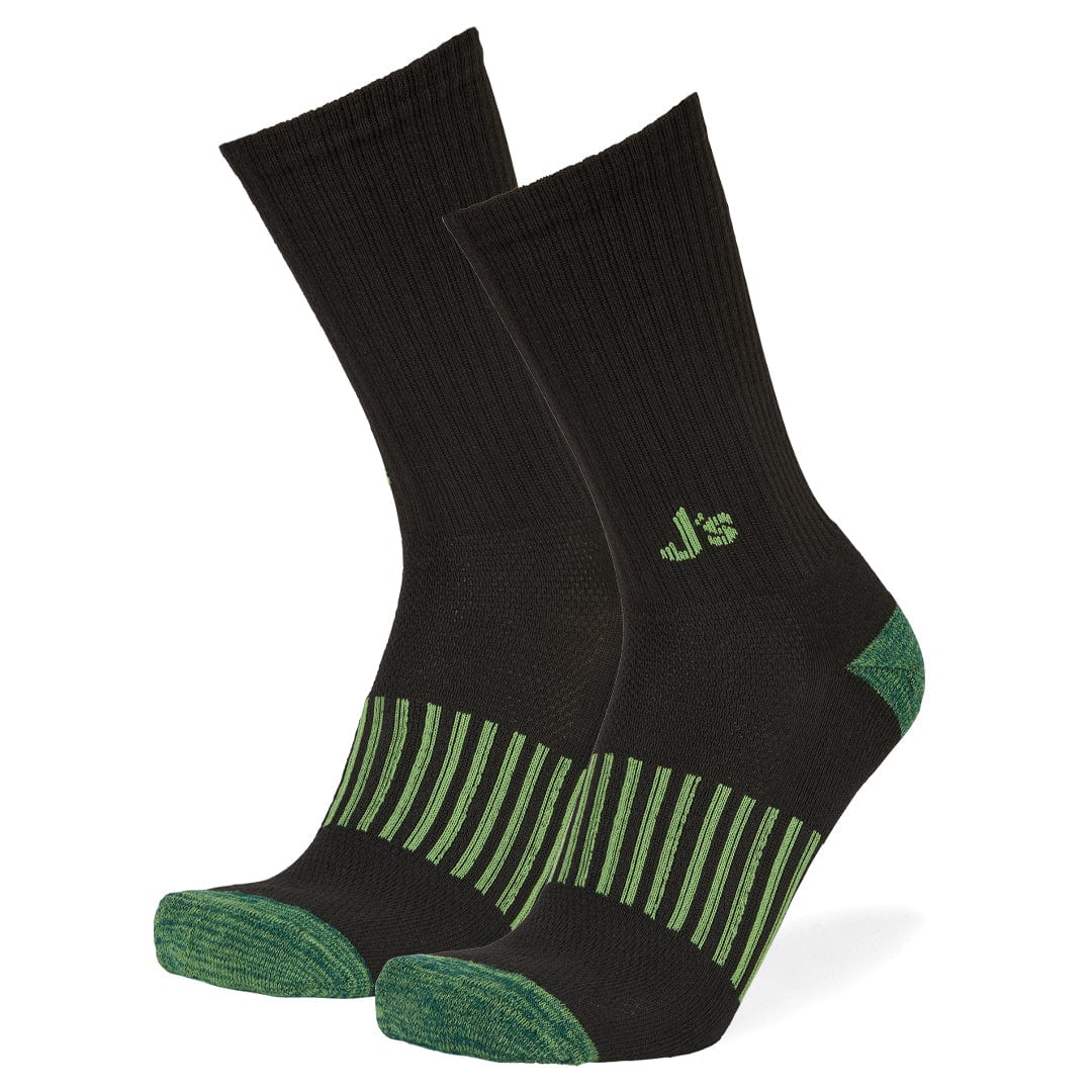 J’s Athletic Crew 3 Pack – Black/Assorted