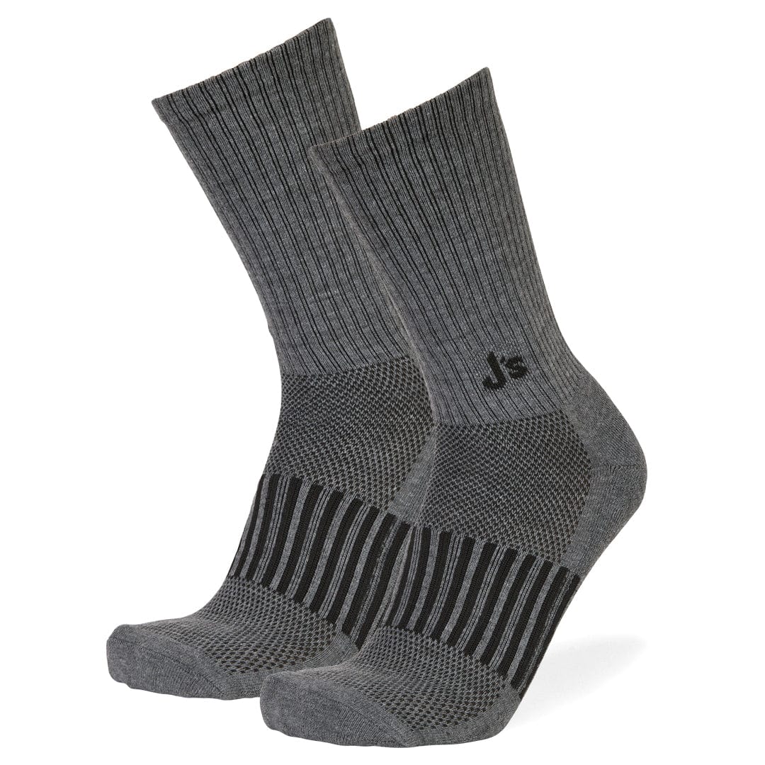 J’s Athletic Crew 3 Pack – Black/White/Grey