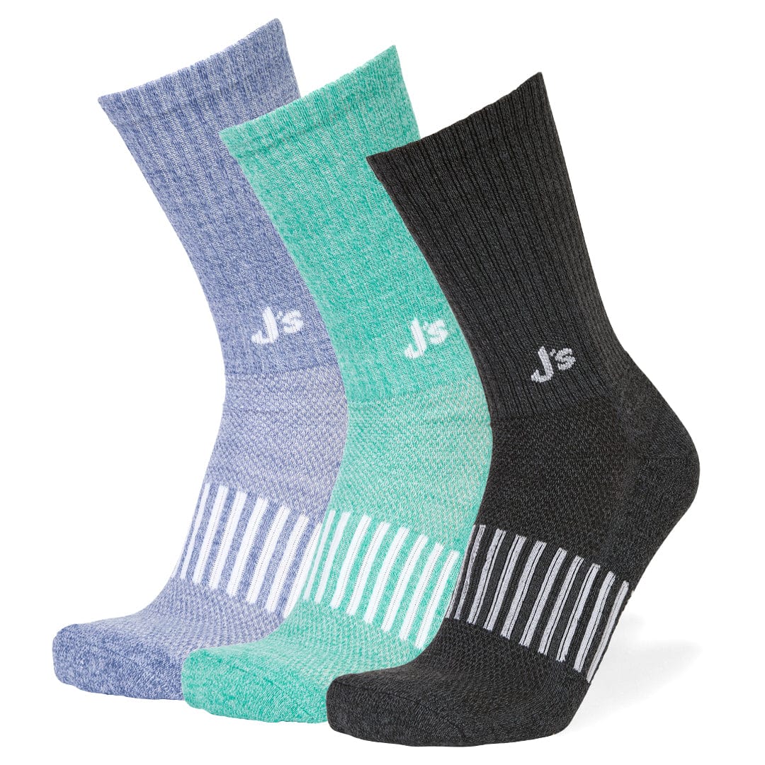 J’s Athletic Crew 3 Pack – Solid Colors