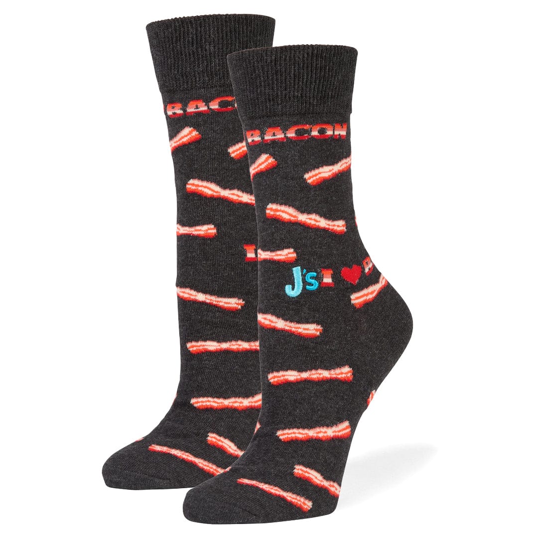 Bacon Crew Socks