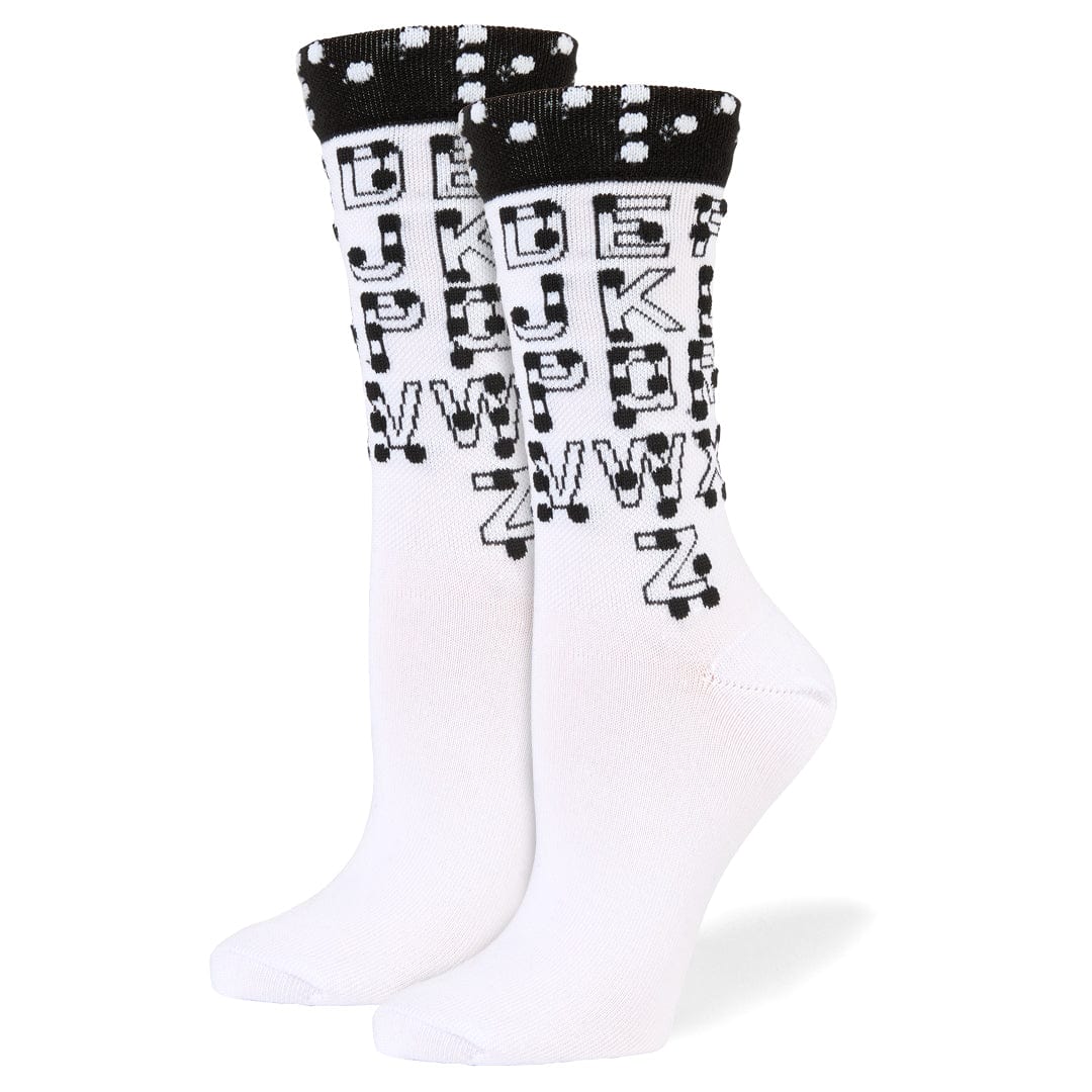 Braille Crew Socks