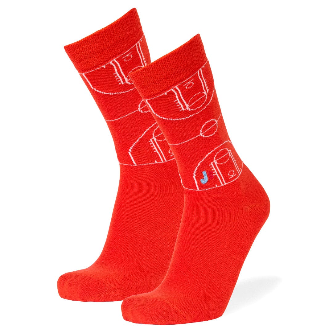 Basketball Court Crew Socks