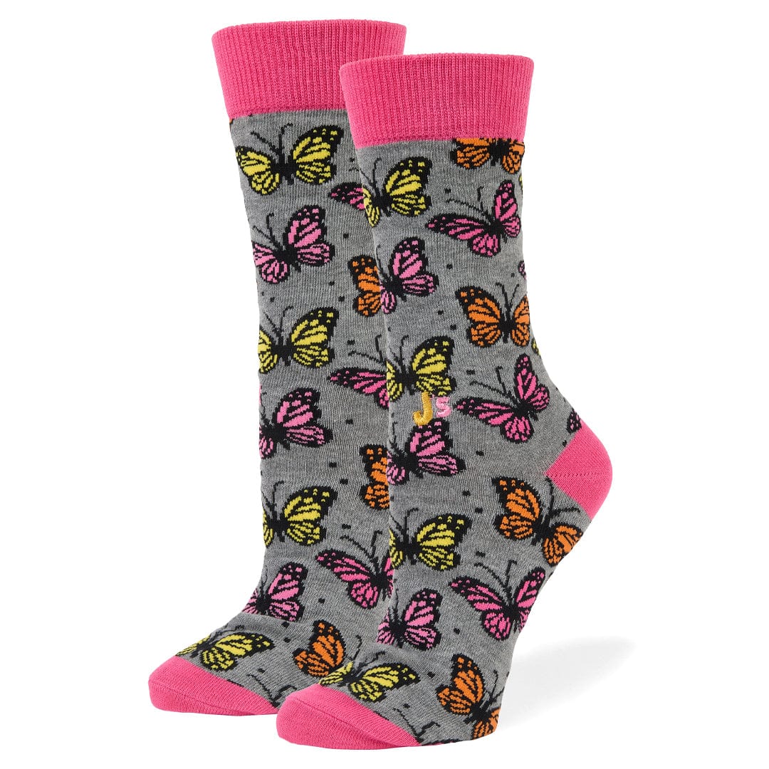 Butterfly Women’s Crew Socks