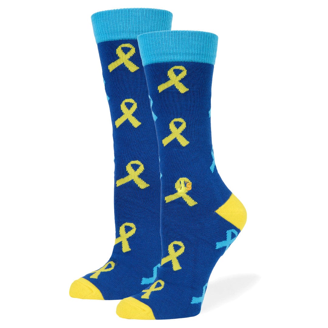 Down Syndrome Multi Ribbon Crew Socks