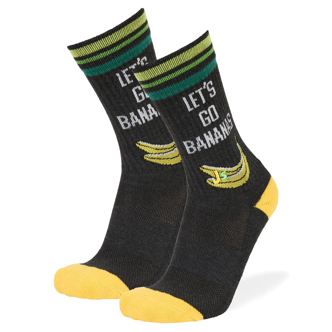 Let’s Go Bananas Athletic Crew Socks