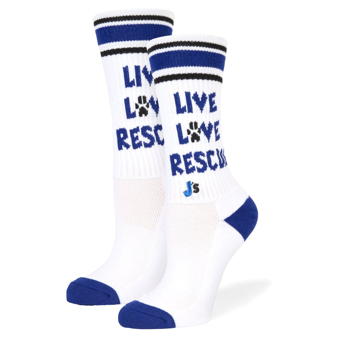 Live Love Rescue Athletic Crew Socks