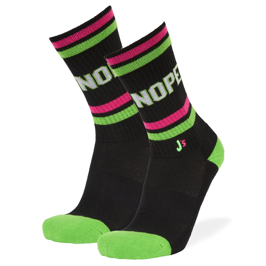 NOPE Athletic Unisex Crew Socks