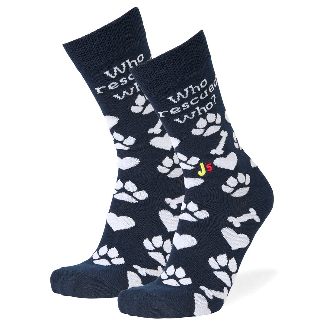 Who Rescued Who Men’s Crew Socks