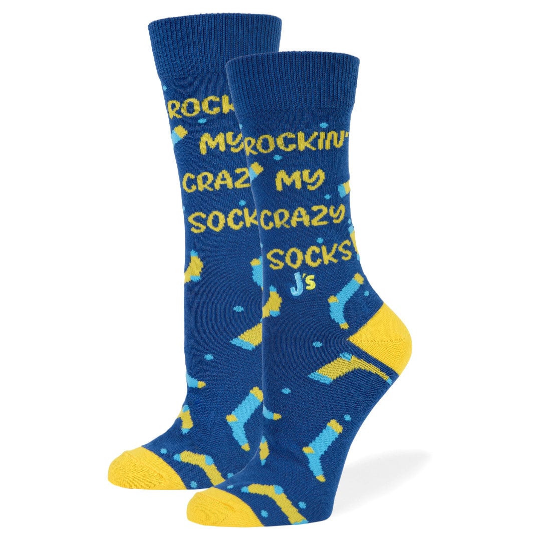 Rockin’ My Crazy Socks Crew Socks