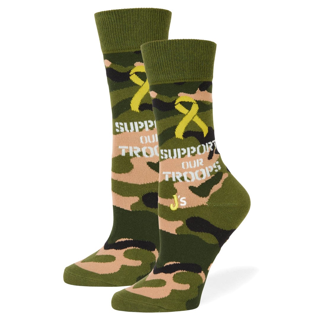 Support Our Troops Crew Socks