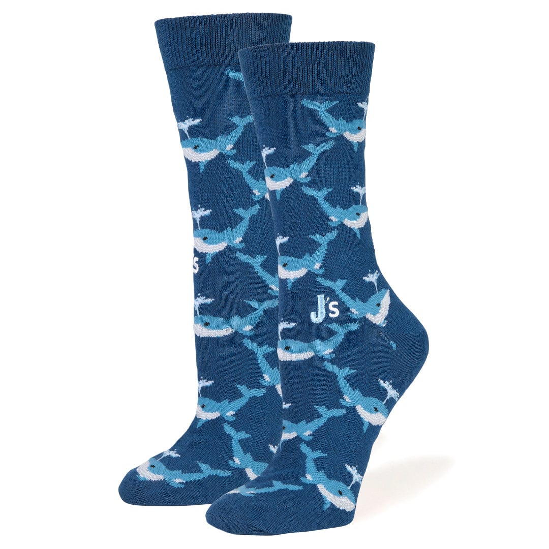 Whales Women’s Crew Socks