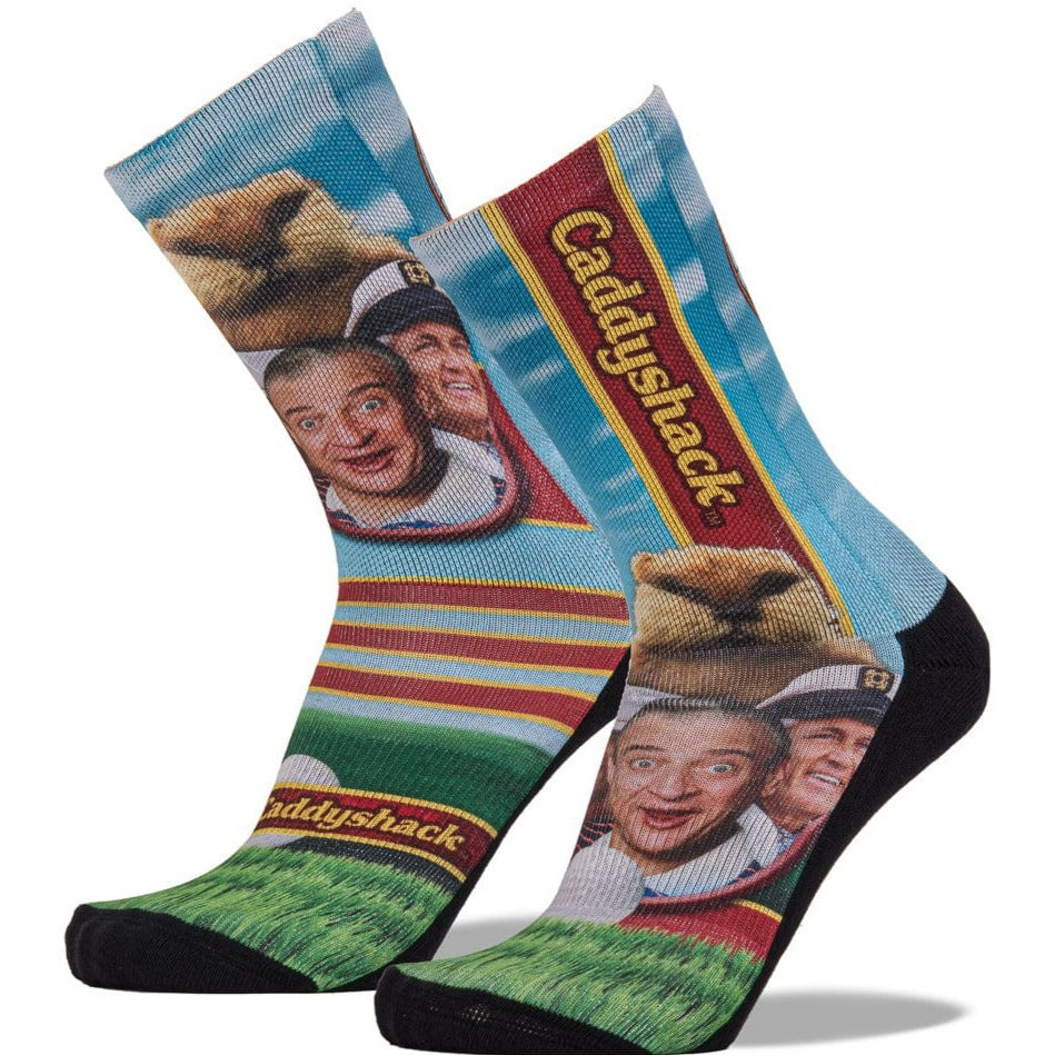 Caddyshack On The Green Men’s Crew Sock