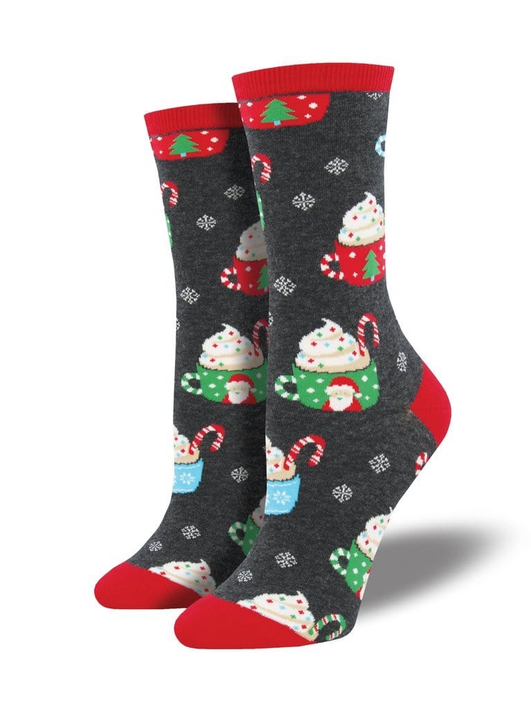 Christmas Cocoa Socks Women’s Crew Sock