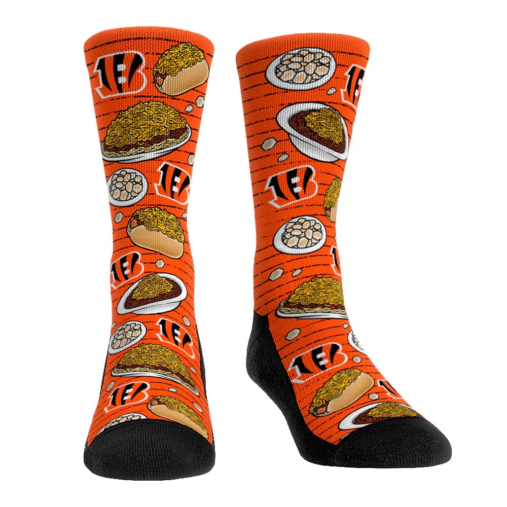 Cincinnati Bengals Chili Cheese Crew Socks