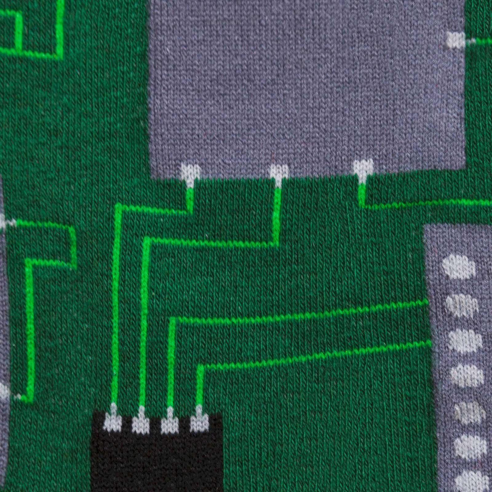 Circuit Board Socks Men’s Crew Sock