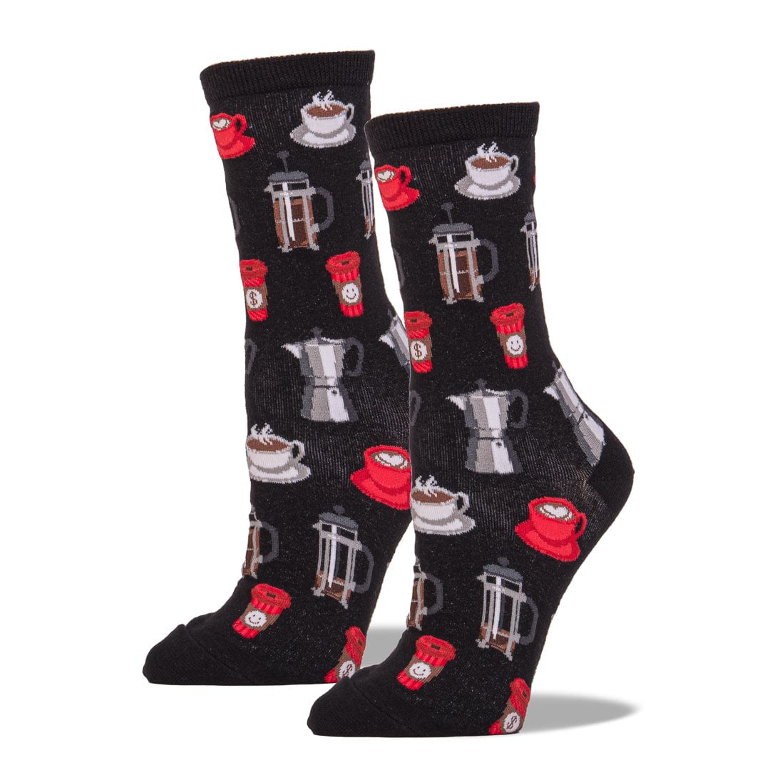 Black Coffee Women’s Crew Sock