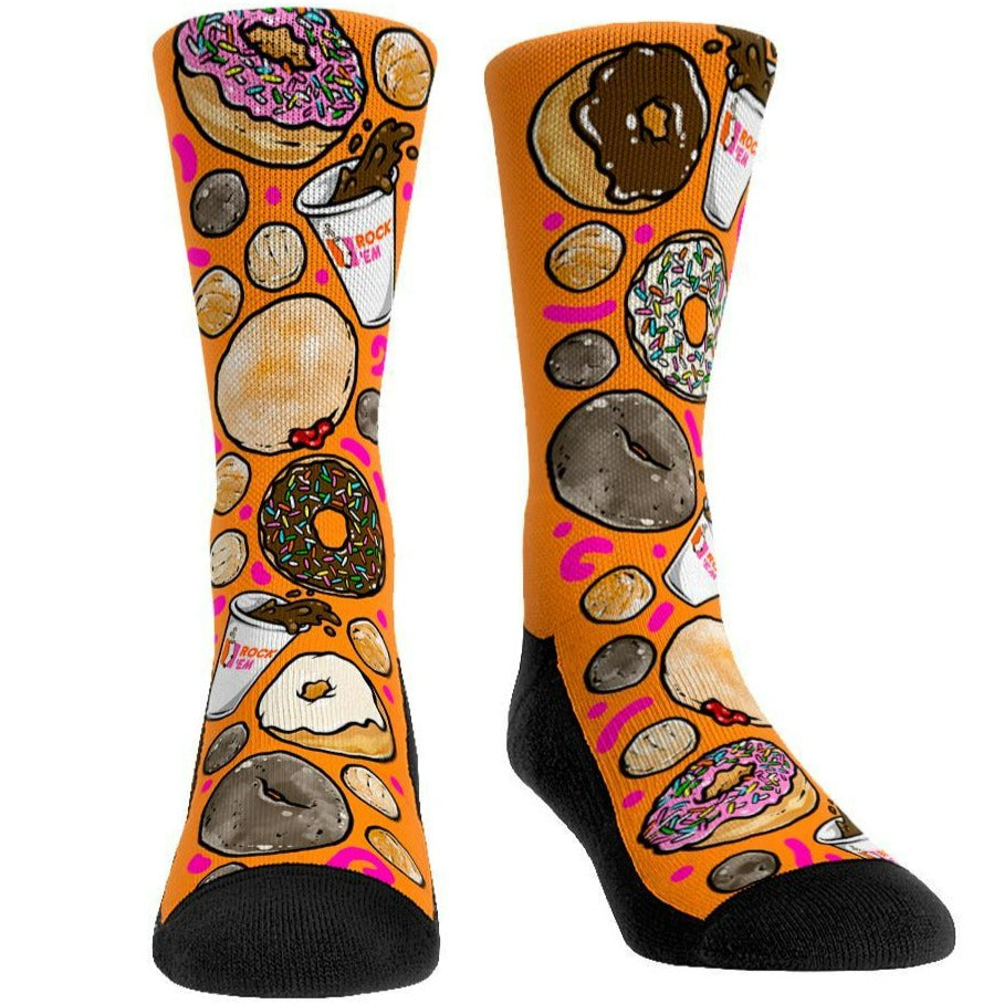 Coffee & Donuts Crew Sock