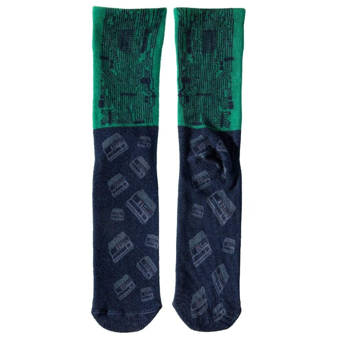 Computer Circuit Board Socks Unisex Crew Sock