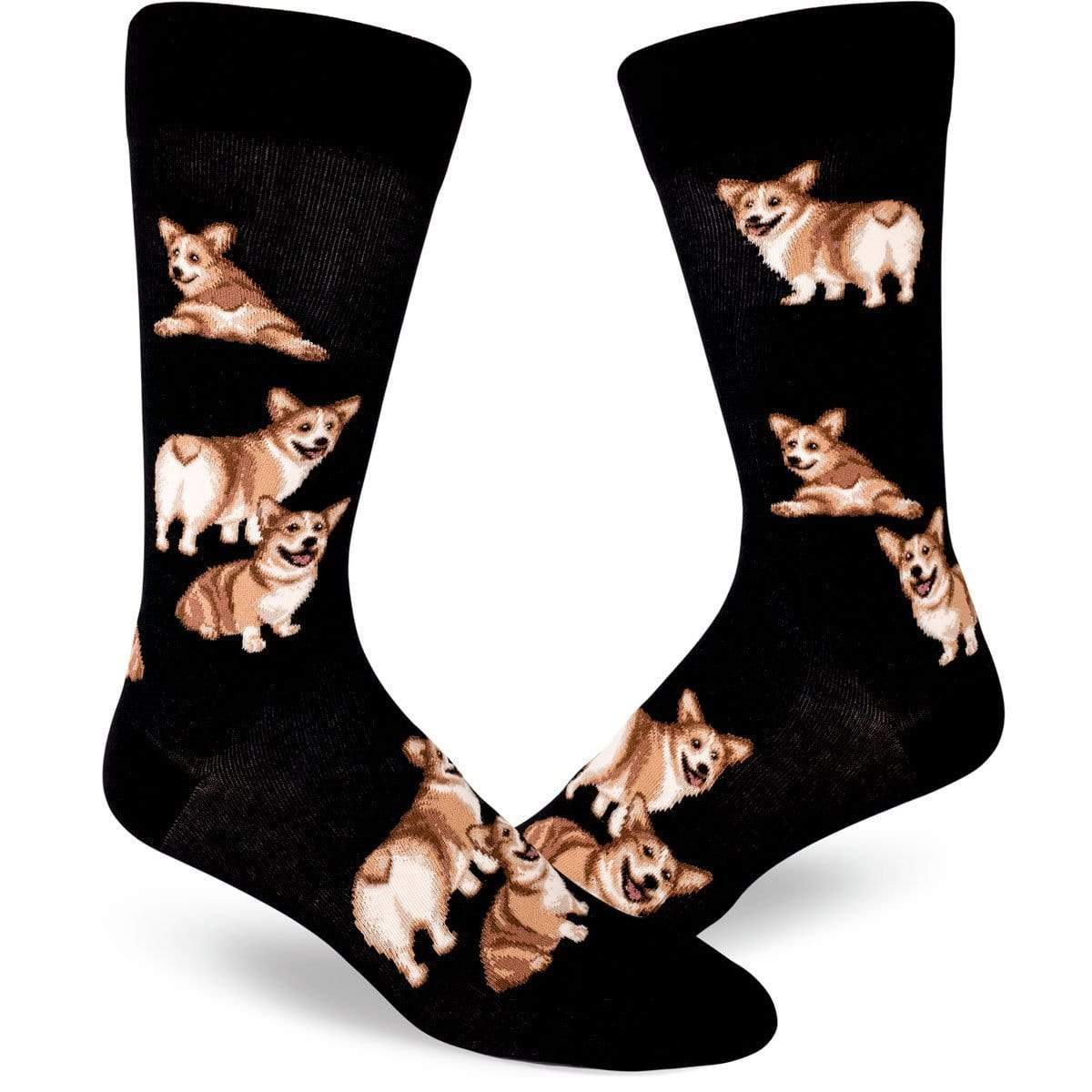 Corgi Butt Socks Men’s Crew Sock