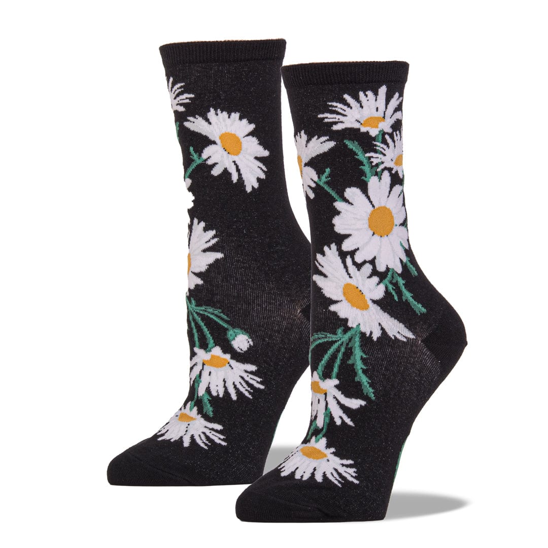 Crazy for Daisies Women’s Crew Socks