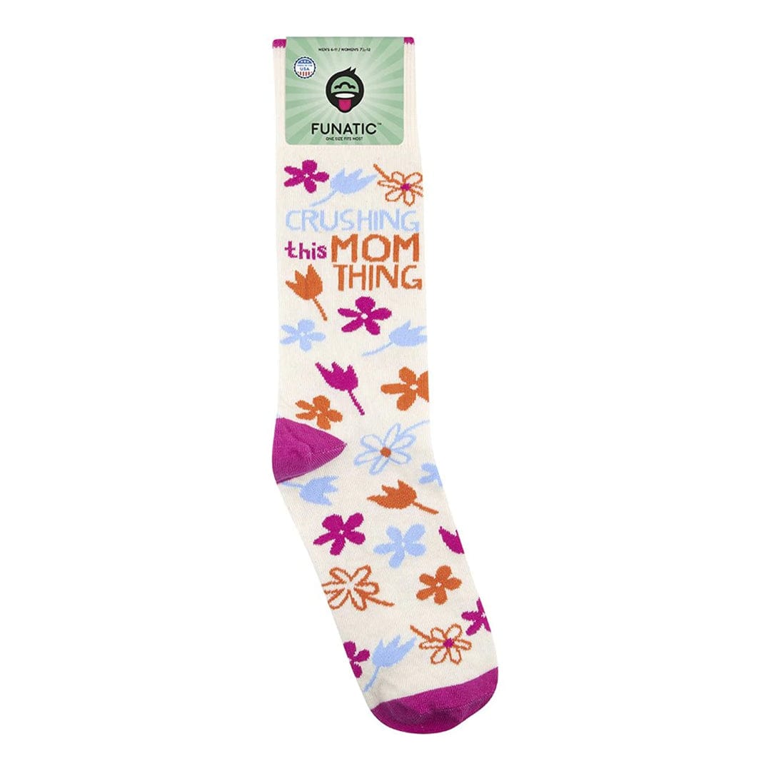 Crushing This Mom Thing Crew Socks