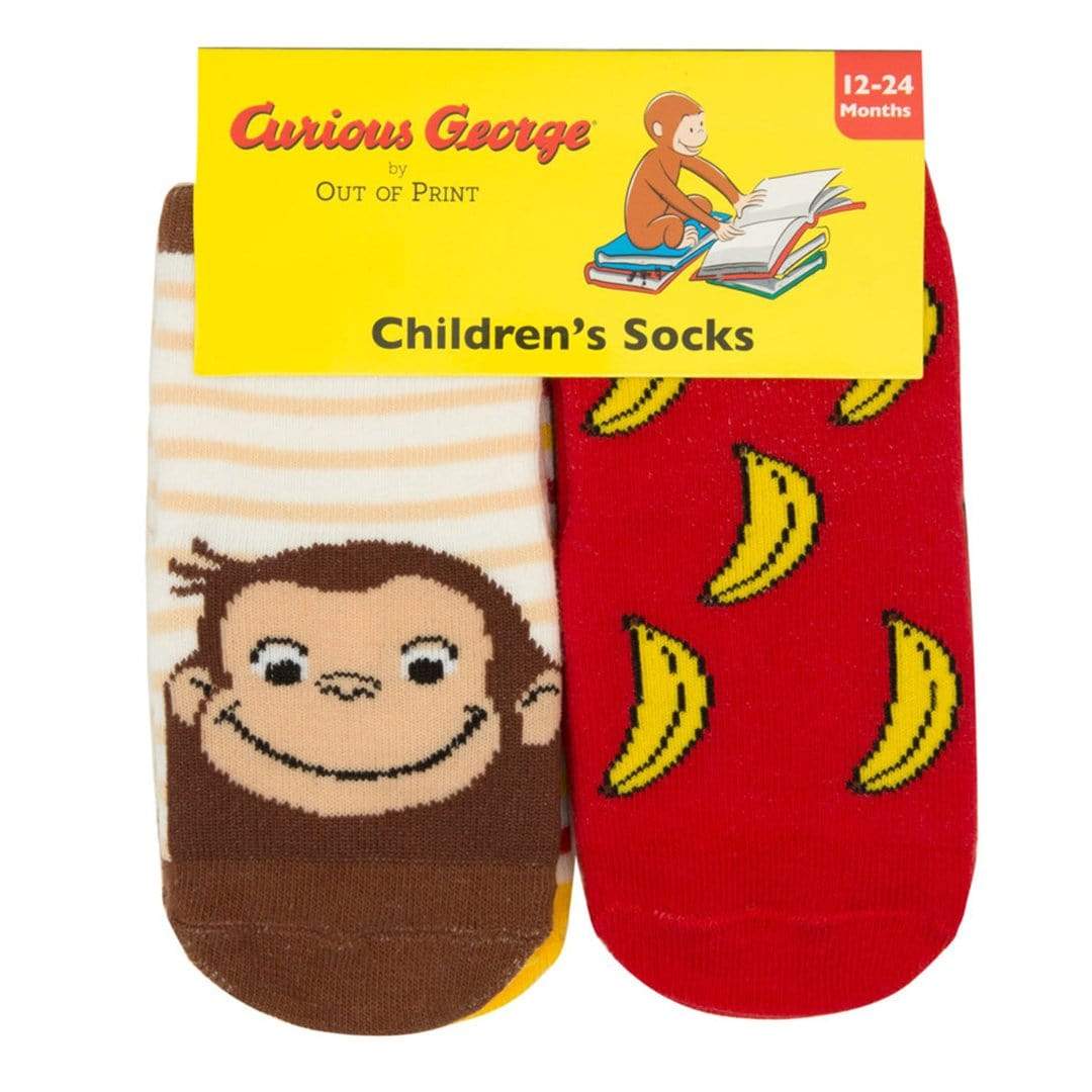 Curious George 4 Pack Socks