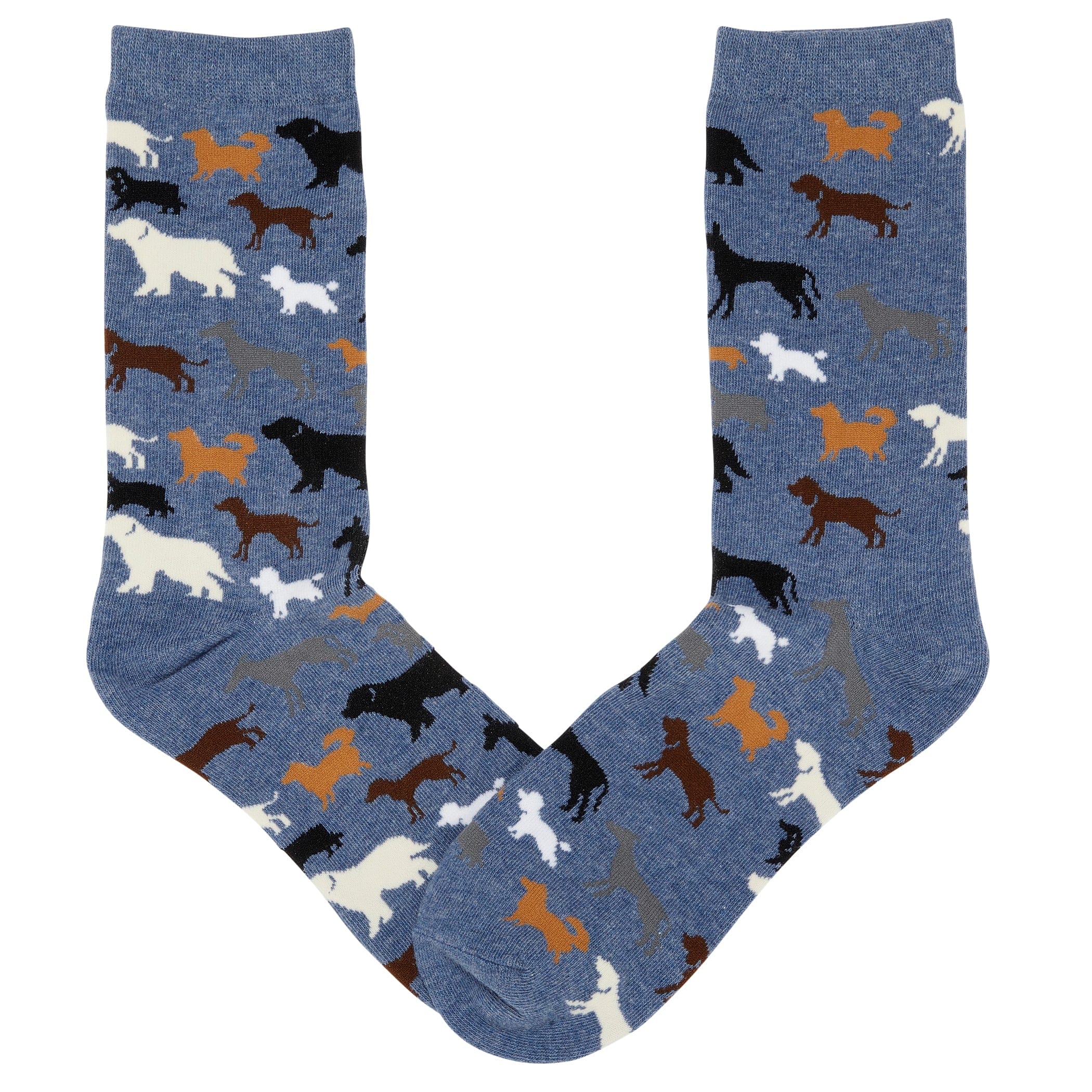 Dog Breeds Crew Socks