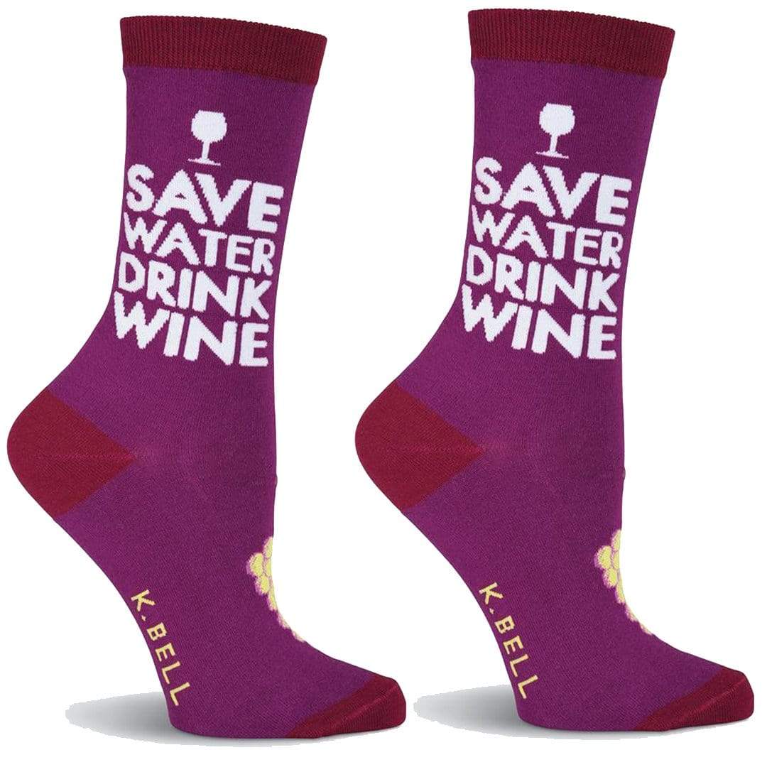 Drink Wine Women’s Crew Sock