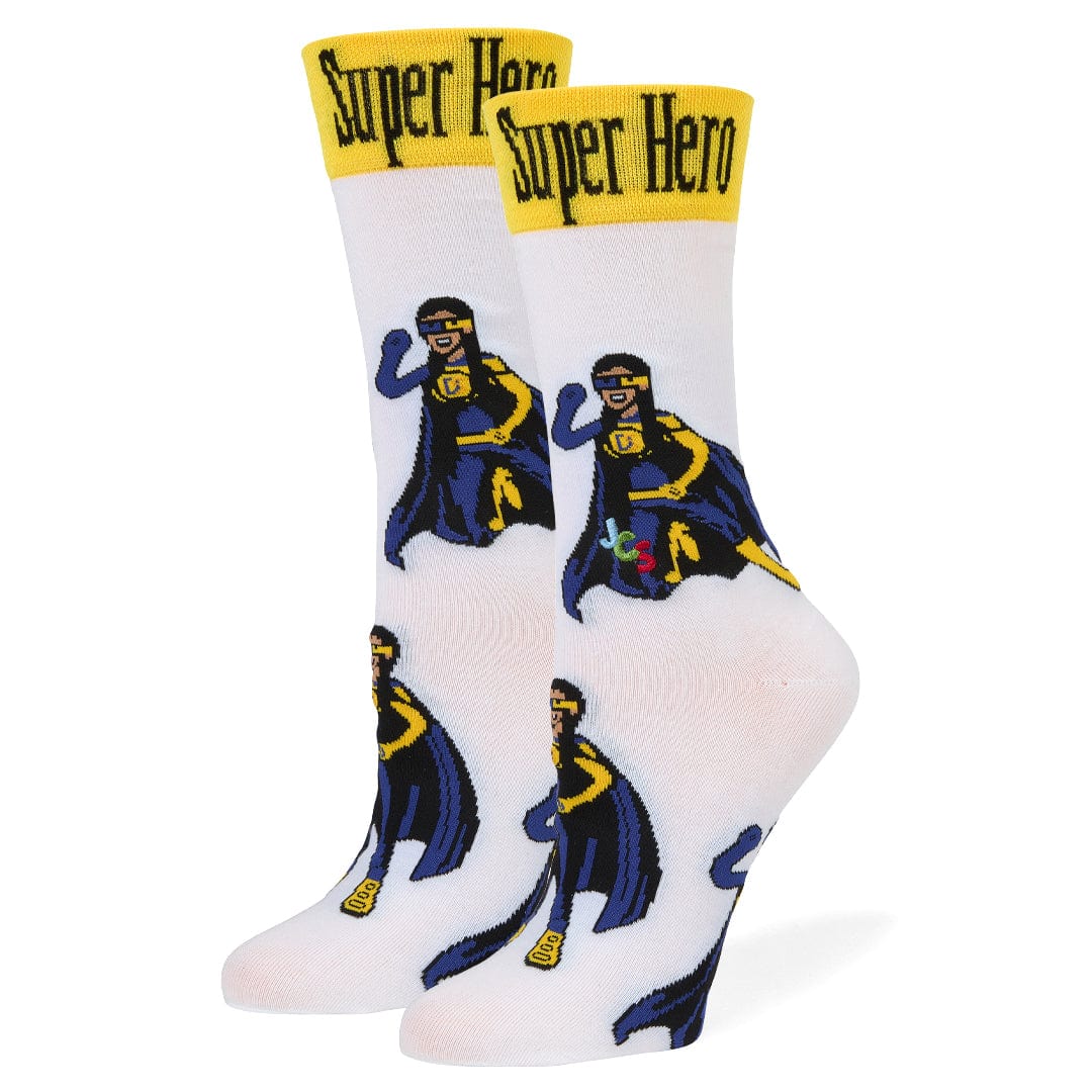 Down Syndrome Superhero Girl Crew Socks