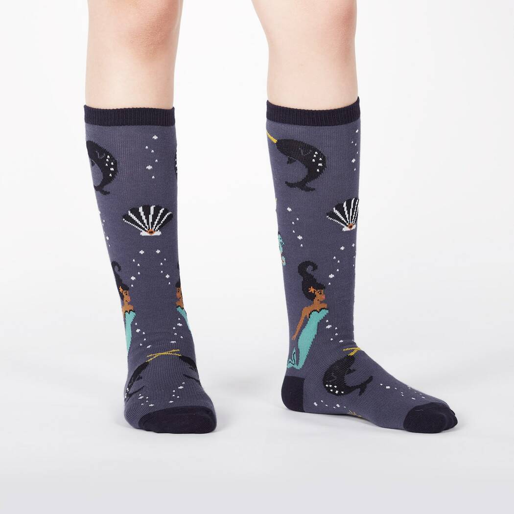 Deep Sea Queen Junior Knee High Socks