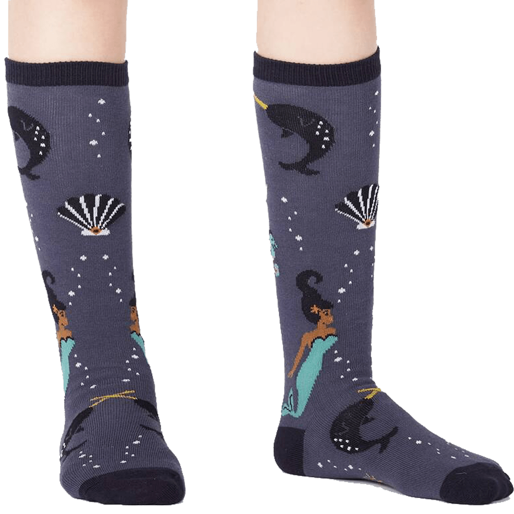 Deep Sea Queen Junior Knee High Socks