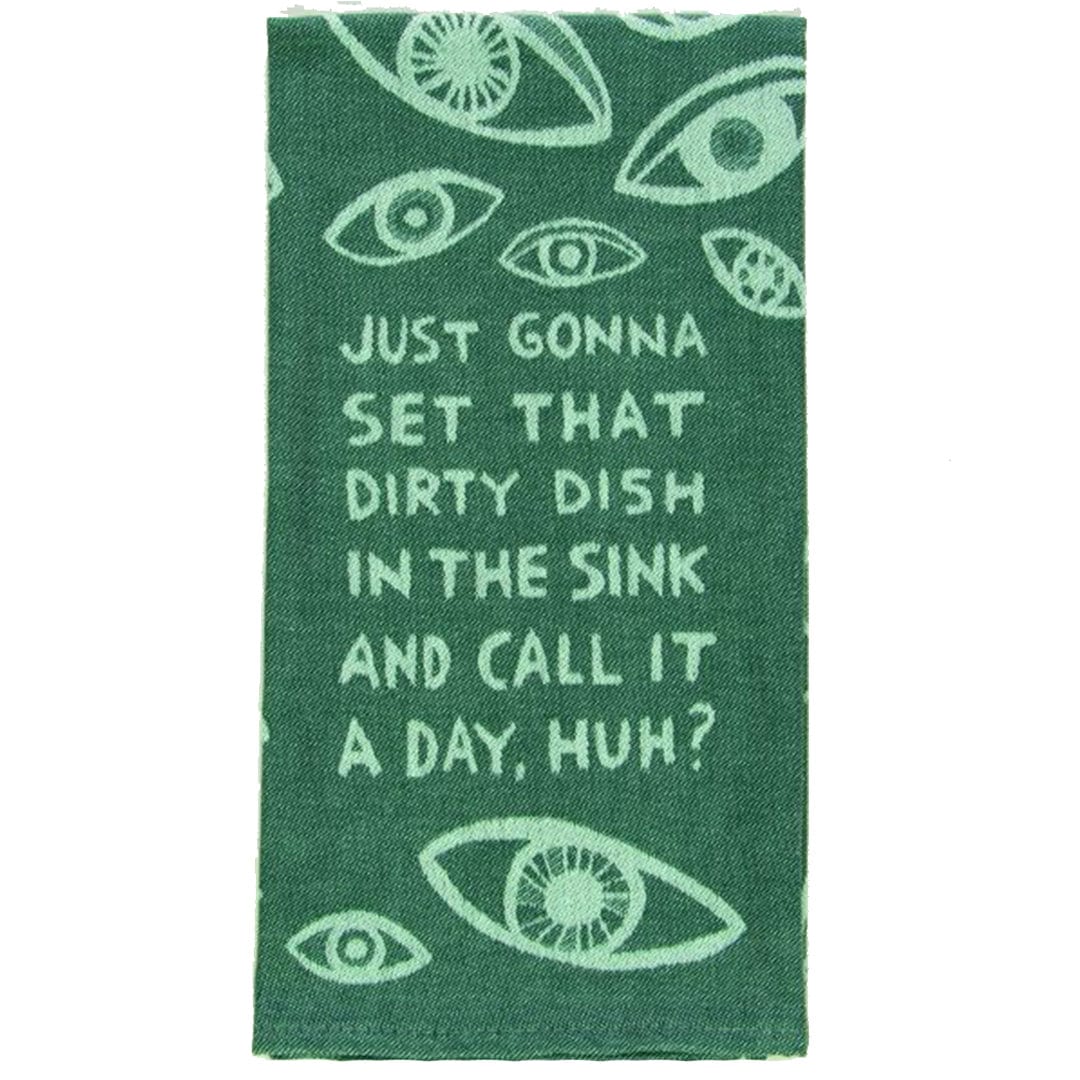 Dish in the Sink Dish Towel