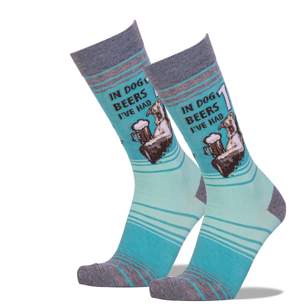 Dog Beers Men’s Crew Socks