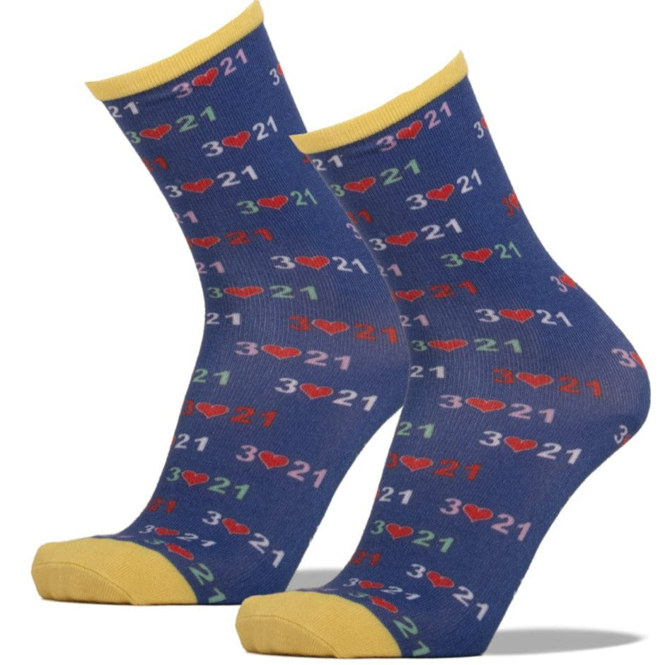 Down Syndrome Awareness Sublimated Crew Socks