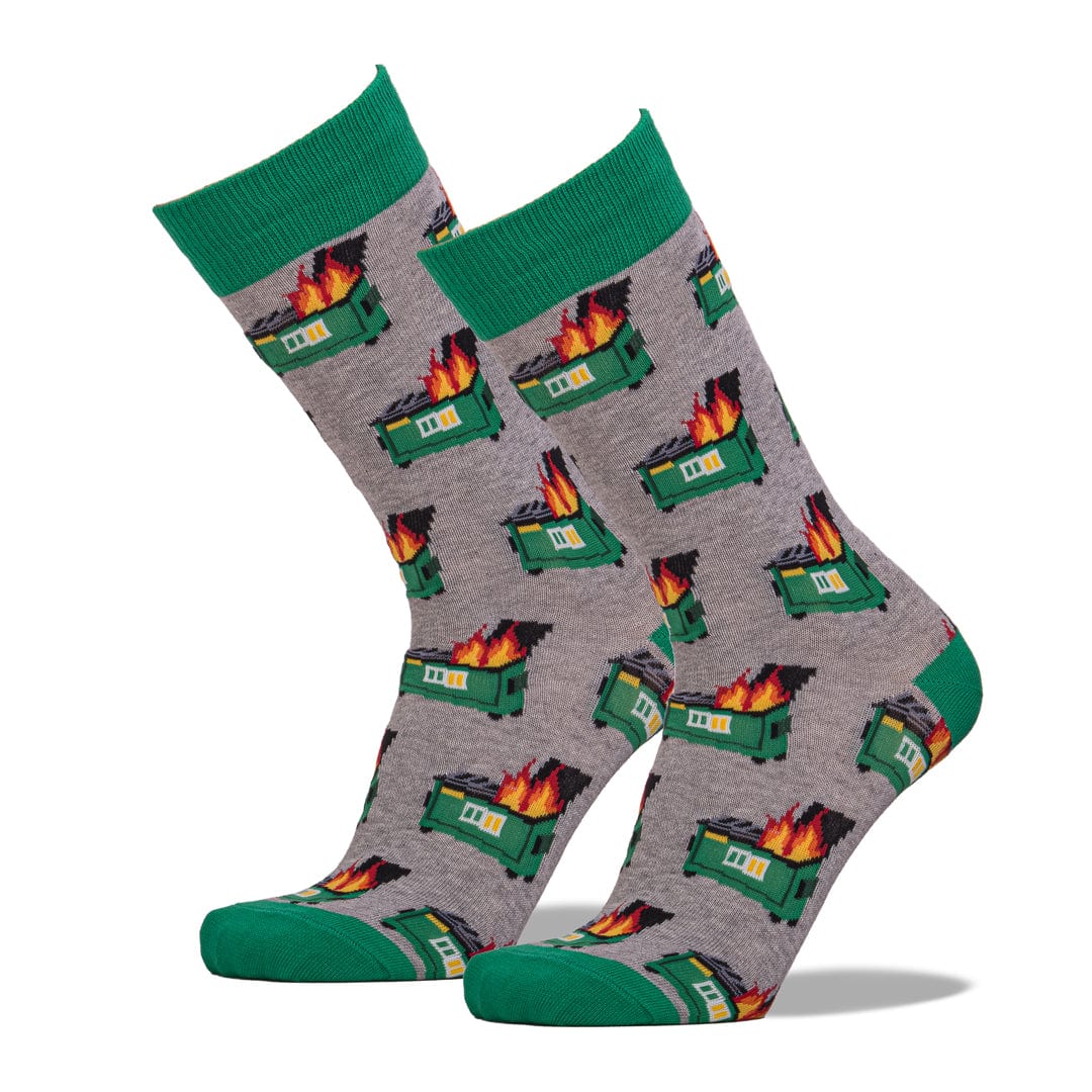 Dumpster Fire Men’s Crew Sock