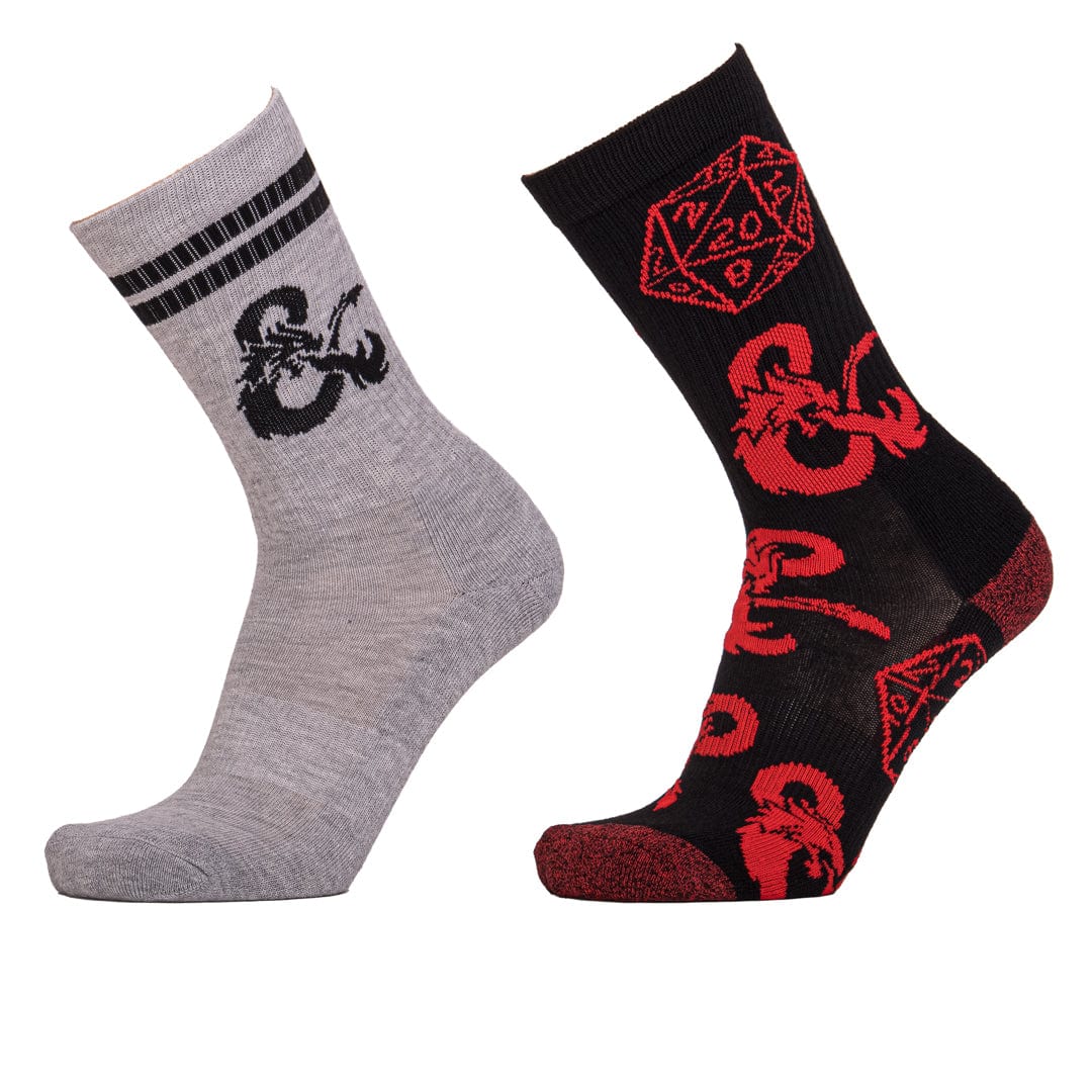 Dungeons & Dragons Athletic 2 Pair Socks