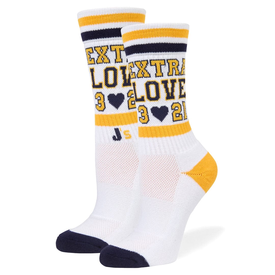 Extra Love 3💛21 Crew Socks