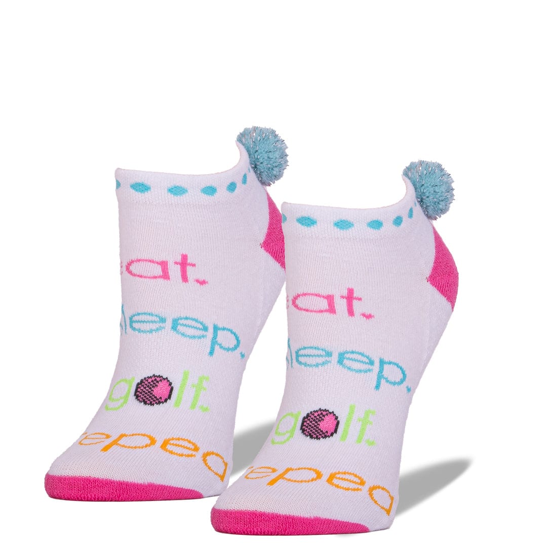 Eat, Sleep, Golf Sport Socks – Women’s Ankle Sock