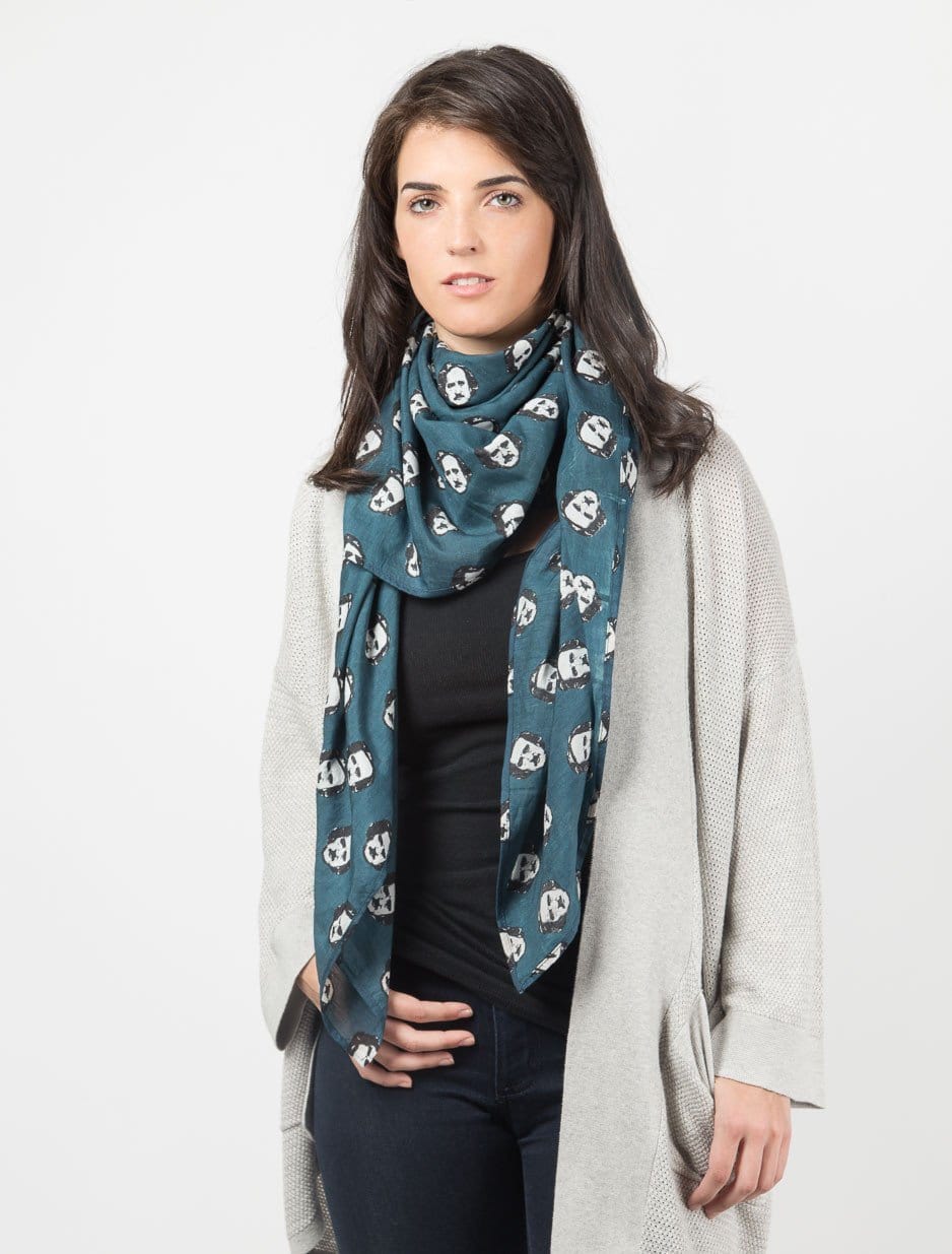 Edgar Allen Poe-Ka Dots Scarf