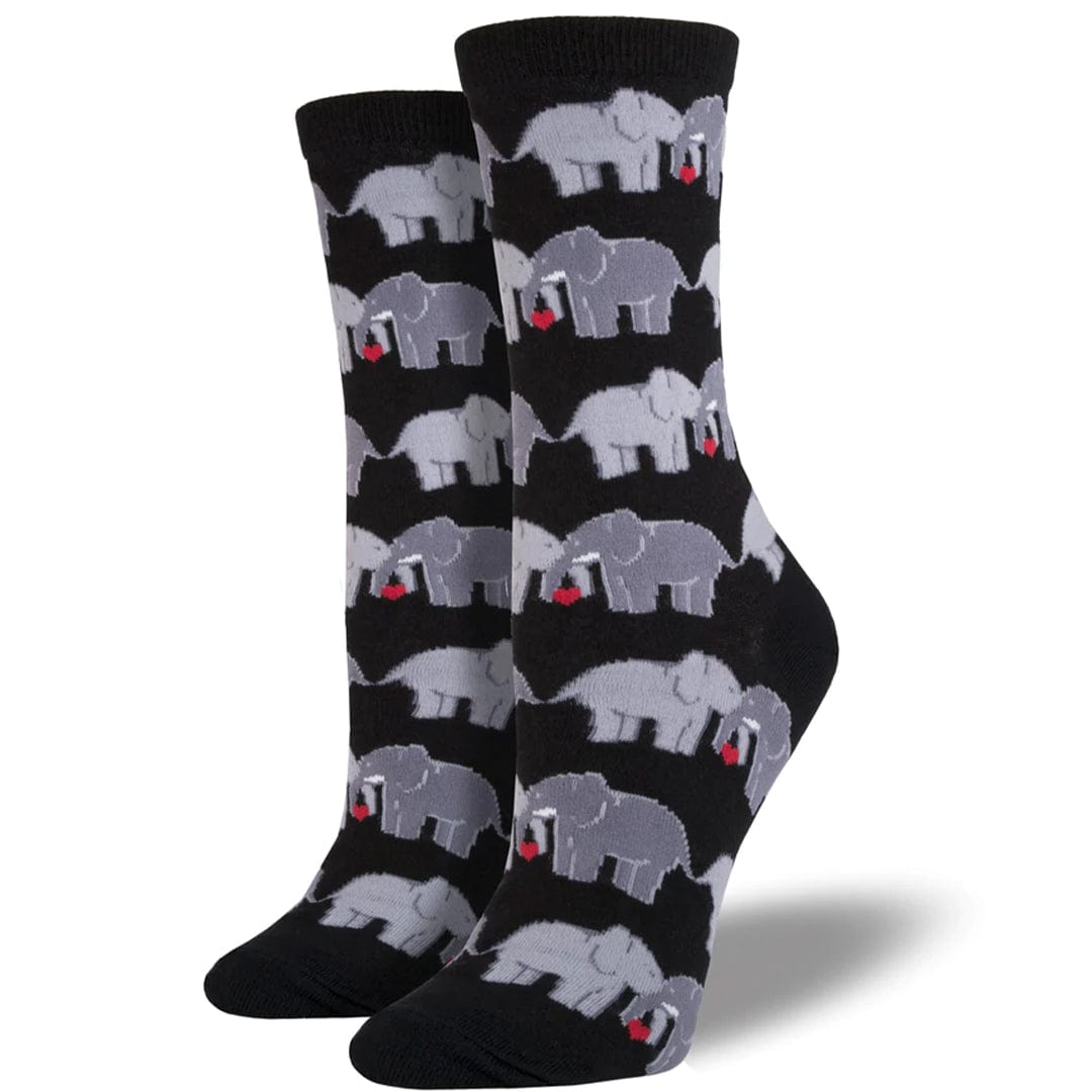 Elephant Love Women’s Crew Sock