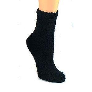 Solid Color Fuzzy Socks Women’s Crew Sock