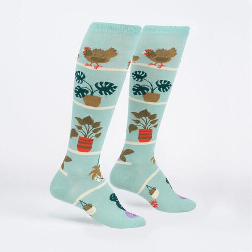 Hen and Chicks Women’s Knee High Sock